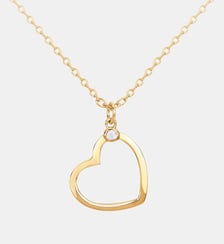 Collier chaîne Ma Déclaration en Plaqué Or avec diamant blanc La Garçonne Diamant