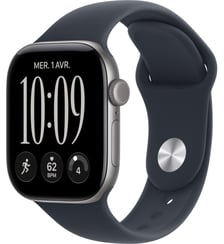 Montre connectée Serie 12 42mm Alu noir / bleu S/M Apple