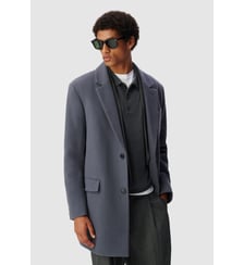 Manteau lainage mélangée Ikks