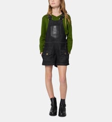 Salopette en denim Lanvin Kids