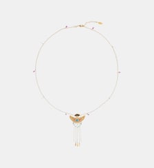Collier sautoir avec pendentif chaîne et pampilles BYRMANE Hipanema