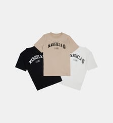 Lot de t-shirts à col rond avec logo MM6 Maison Margiela