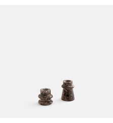 Lot de 2 bougeoirs en marbre La Redoute Interieurs