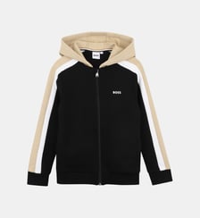 Sweat zippé à capuche BOSS Kidswear
