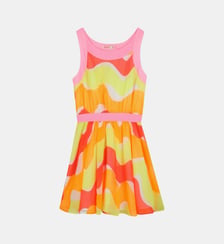 Robe à bretelles imprimée Billieblush