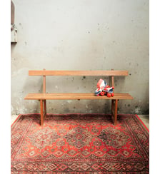 Banc en bois Antoine N°439- Produit chiné Debongout