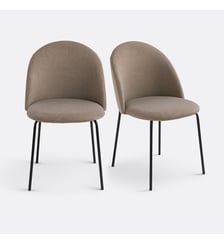Lot de 2 chaises velours La Redoute Interieurs