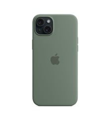 Coque iPhone 15 Plus MagSafe silicone Cyprès Apple