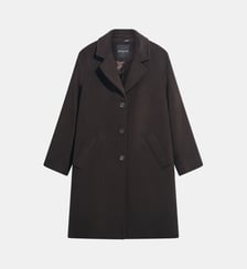 Manteau droit en laine vierge - AILA Gerard Darel
