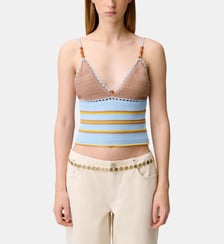 Top crochet multicolore Claudie Pierlot