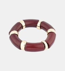 Bracelet tube bordeaux et doré Balaboosté