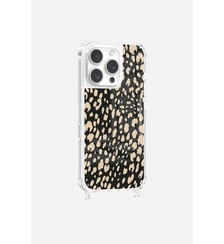 Coque de téléphone glossy léopard avec anneaux pour iPhone 16 Pro La Coque Française