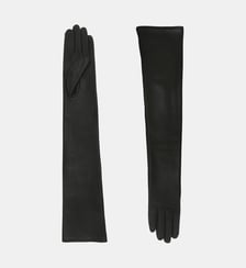 Gants Glamour Femme Cuir Doublés Soie Agnelle