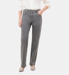 Pantalon pkyledenim - Motif uni - Coupe droite Caroll