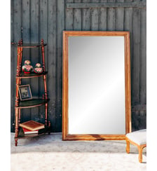 Grand miroir en bois Georges N°1145- Produit chiné Debongout