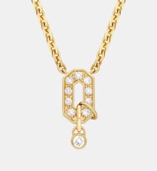 Collier My Way - Or jaune et diamants Statement