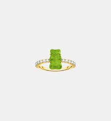 Bague avec Ours d'or vert Thomas Sabo