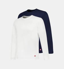 Lot de 2 T-shirts manches longues en coton Le Slip Francais