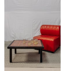 Table basse en faïence Léonie N°289- Produit chiné Debongout
