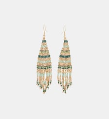 Boucles d'oreilles perles de rocailles Balaboosté
