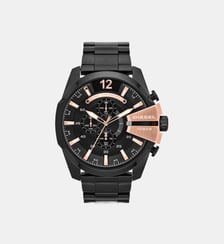 Montre Mega chief Noir DZ4309-Noir-Taille unique Diesel