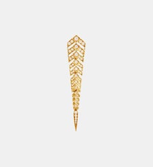 Boucle d'oreille Stairway M Diamants et Or Jaune Statement