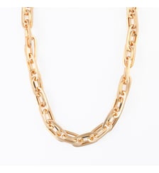 Collier gros maillons doré Balaboosté