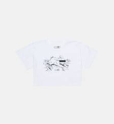 T-shirt avec imprimé et logo MM6 Maison Margiela