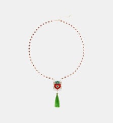 Collier sautoir avec pendentif en perles et pompon BONITO Hipanema