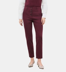 Pantalon pbobby - Motif uni - Coton - Coupe slim Caroll