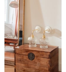 Paire d'appliques Suzette N°41- Produit chiné Debongout