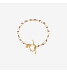 Bracelet doré onyx - roxane Caroline Najman