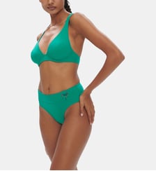 Culotte de bain taille haute - Vert Waterfall Simone Pérèle