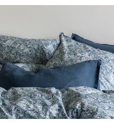 Taie d'oreiller en percale de coton, BRUME Blanc Cerise