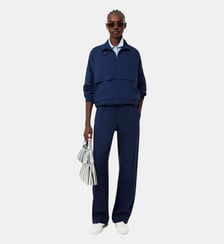 Veste de survêtement oversize lin mélangé Lacoste