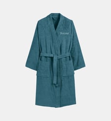 Peignoir éponge col kimono personnalisé La Redoute Interieurs