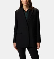 Blazer oversize stretch à un bouton Pinko