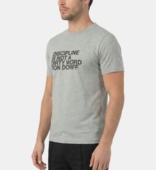 T-shirt en coton bio "DISCIPLINE" Ron Dorff