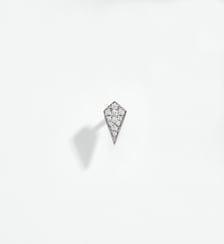 Puce Stairway diamants et argent Statement