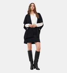 Poncho hegil - Motif uni Caroll