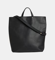 sac cabas Alix en cuir noir Agnès b.