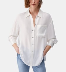 Chemise avec poche en satin Liu Jo
