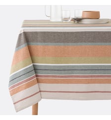 Nappe rayures coton lavé tissé-teint La Redoute Interieurs