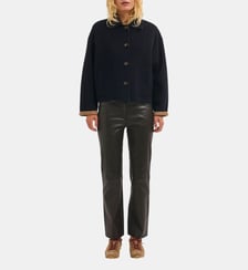 Veste courte en laine bicolore - ANIC Pablo
