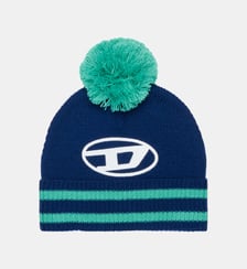 Bonnet à pompon avec logo Diesel Kids