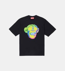 T-shirt avec logo et imprimé Monkey Diesel Kids