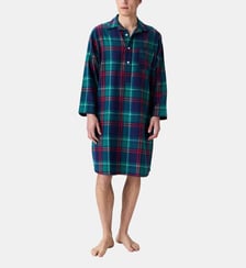 Chemise Grand-Père en flanelle de coton - Thomas Arthur