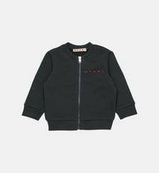 Sweat à fermeture zippée complète avec logo Marni