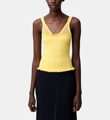 Top maille volants Claudie Pierlot