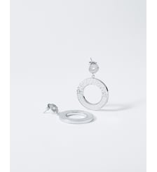 Boucles d'oreilles pendantes Amarita Argent blanc Flowers for Zoe